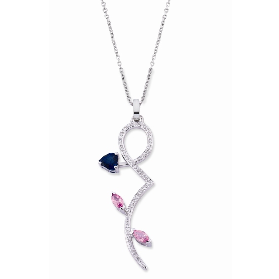 Newline Safir Kolye